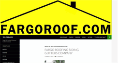 Desktop Screenshot of fargoroof.com