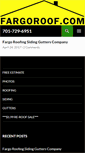 Mobile Screenshot of fargoroof.com